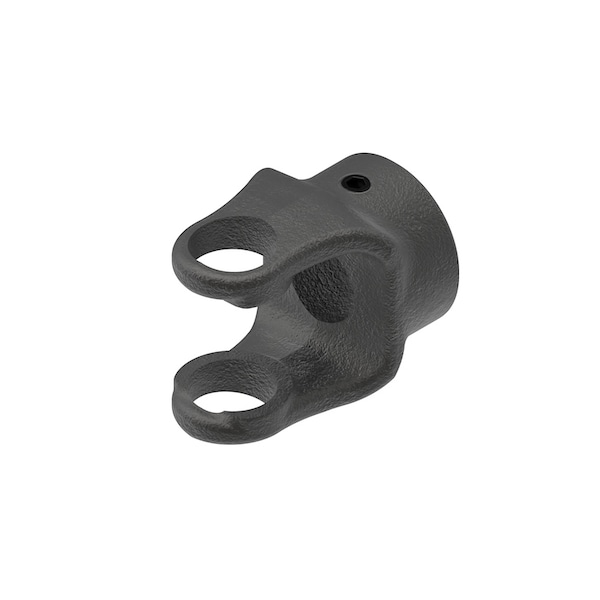 Round Bore Implement Yoke (w/ Keyway & Set Screw) 3" x3" x4"
